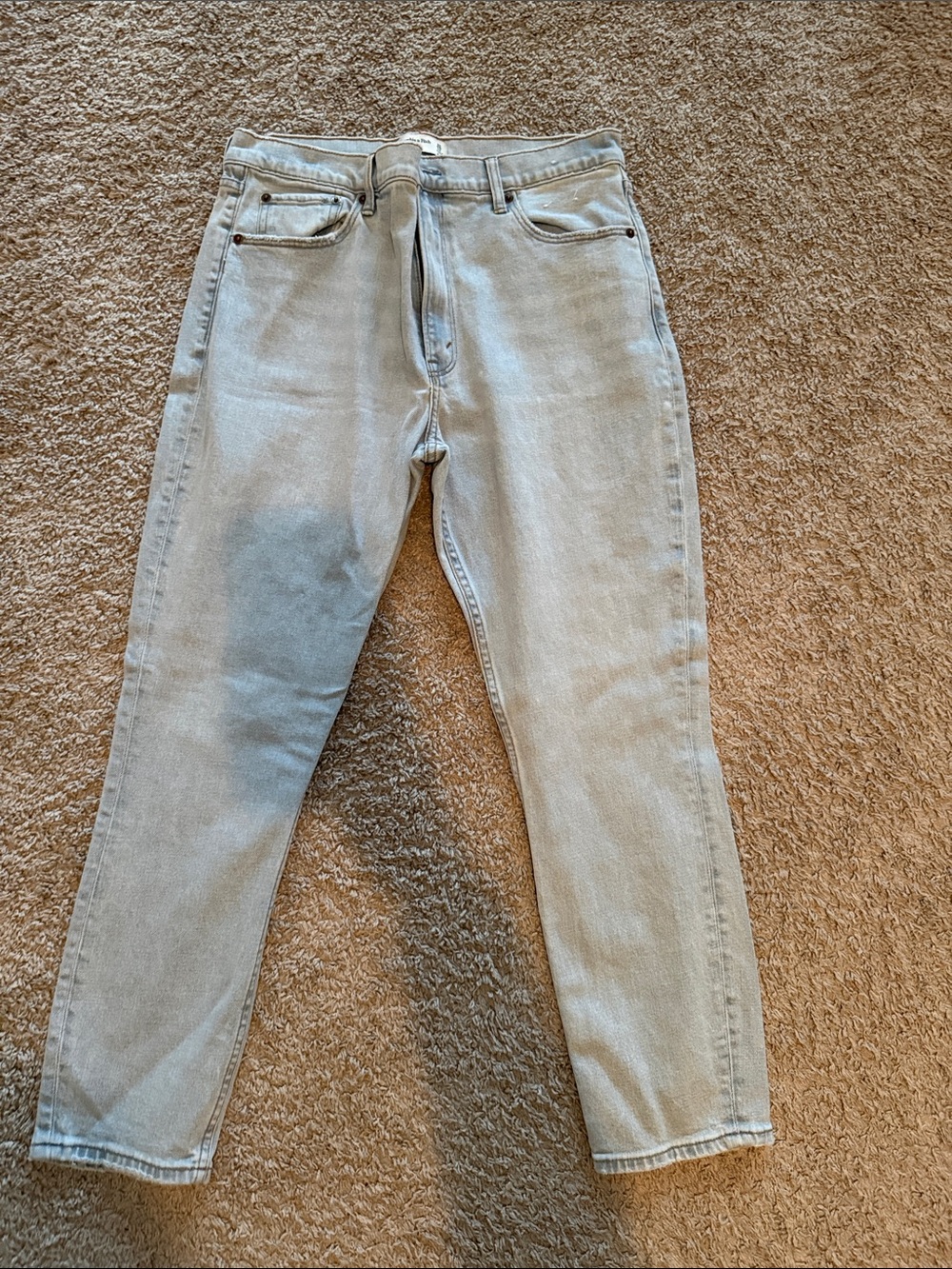 Abercrombie & Fitch Light Wash Boyfriend Jeans